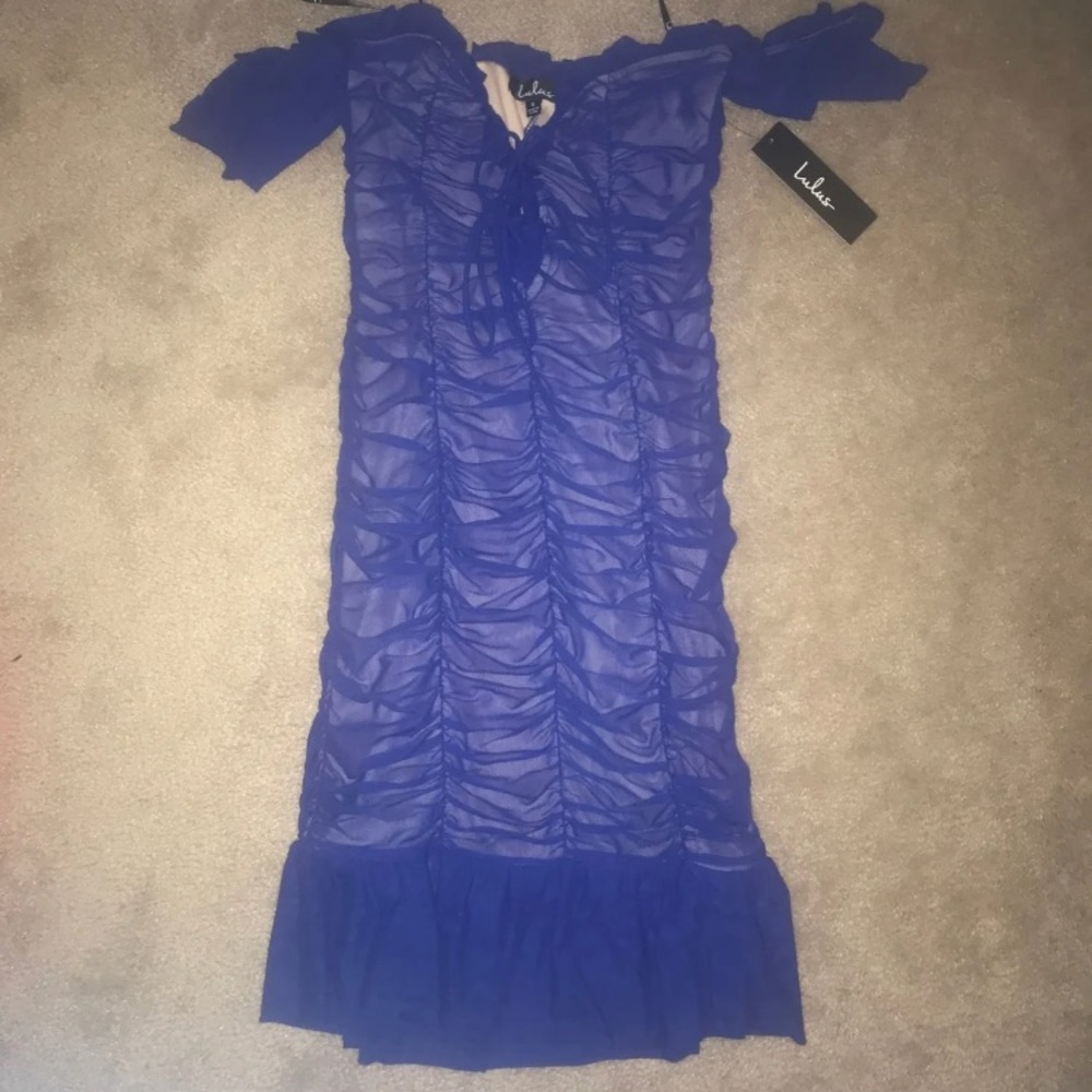 Blue dress